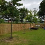 Staketenzaun aus Kastanie 120 cm Adequat