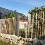 Staketenzaun aus Kastanie 120 cm Adequat