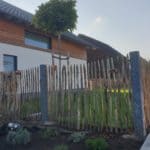 Staketenzaun aus Kastanie 120 cm Adequat