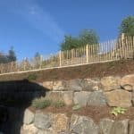 Staketenzaun aus Kastanie 100 cm Adequat