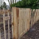 Staketenzaun aus Kastanie 100 cm Adequat