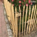 Staketenzaun aus Kastanie 100 cm Adequat