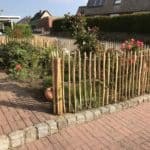 Staketenzaun aus Kastanie 100 cm Adequat