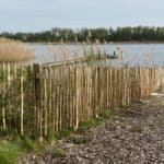 Staketenzaun aus Kastanie 120 cm Adequat