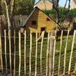 Staketenzaun aus Kastanie 120 cm Adequat