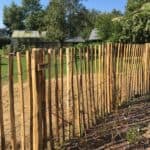 Staketenzaun aus Kastanie 120 cm Adequat