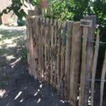 Staketenzaun aus Kastanie 120 cm Adequat