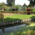 Staketenzaun aus Kastanie 120 cm Adequat