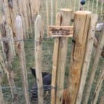 Staketenzaun aus Kastanie 120 cm Adequat