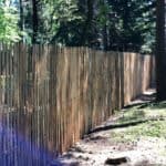 Staketenzaun aus Kastanie 200 cm Adequat