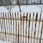 Staketenzaun aus Kastanie 120 cm Adequat