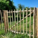 Staketenzaun aus Kastanie 120 cm Adequat