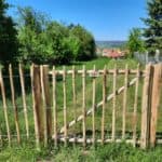 Staketenzaun aus Kastanie 120 cm Adequat