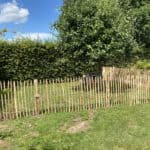 Staketenzaun aus Kastanie 100 cm Adequat