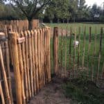Staketenzaun aus Kastanie 120 cm Adequat