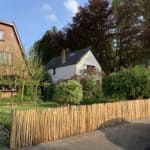 Staketenzaun aus Kastanie 100 cm Adequat
