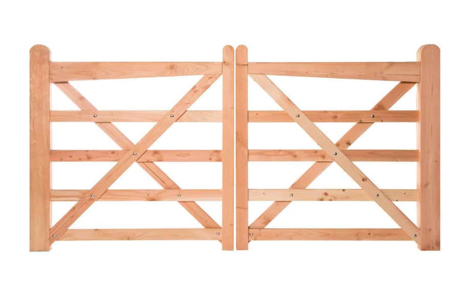 Englisches Doppeltor Holz – Douglasie