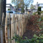 Staketenzaun aus Kastanie 80 cm Adequat