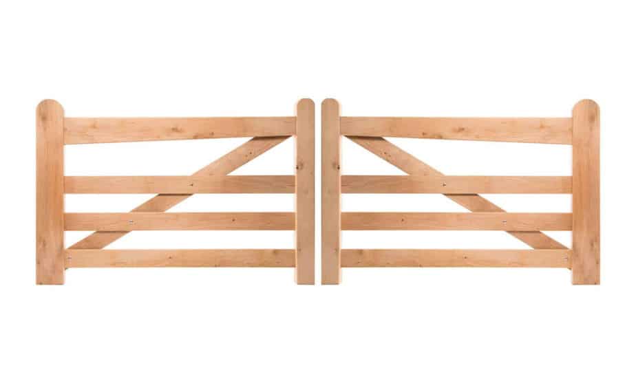 Doppeltor Holz – Eiche. Holland Stil