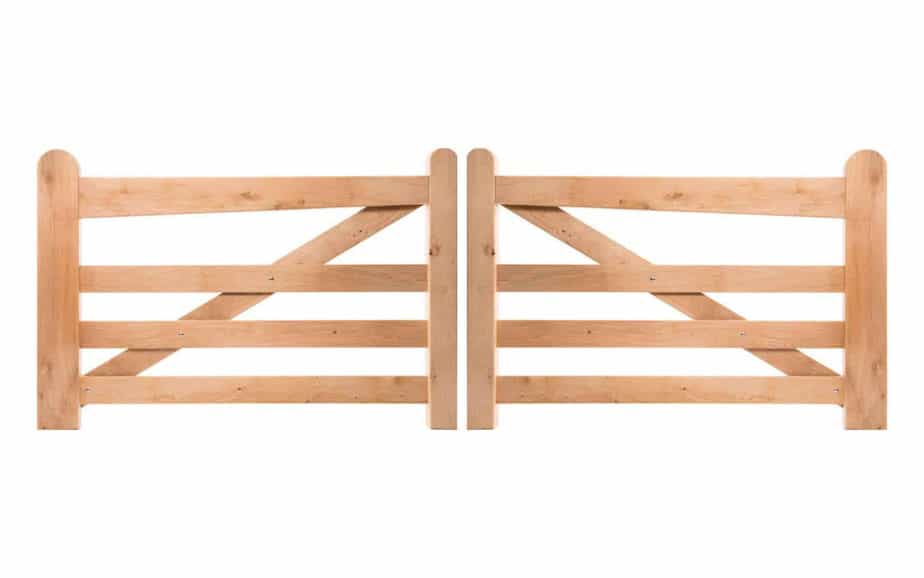 Doppeltor Holz – Eiche. Holland Stil