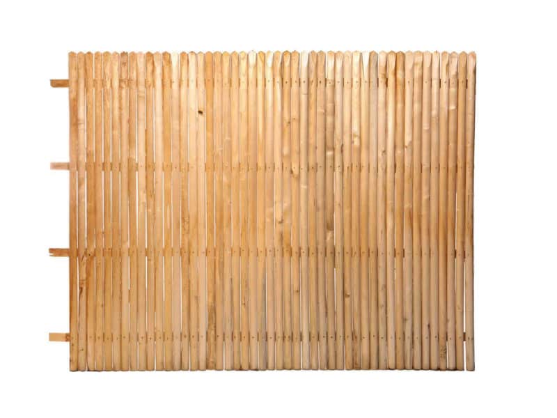 Sichtschutzzaun aus Holz Sichtschutz Kastanie Günstig kaufen!