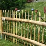 Staketenzaun 100 cm h -6 cm Lattenabstand