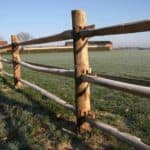 Projekte Pfosten Kastanie Rund - System 3