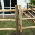 Pfosten Robinie Rund - System 3