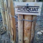 Staketenzaun aus Kastanie 50 cm - Adéquat