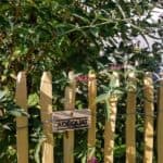 Staketenzaun aus Kastanie 120 cm Adequat
