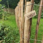 Staketenzaun aus Kastanie 120 cm Adequat