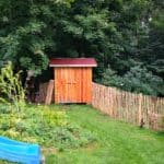 Staketenzaun aus Kastanie 150 cm Adequat