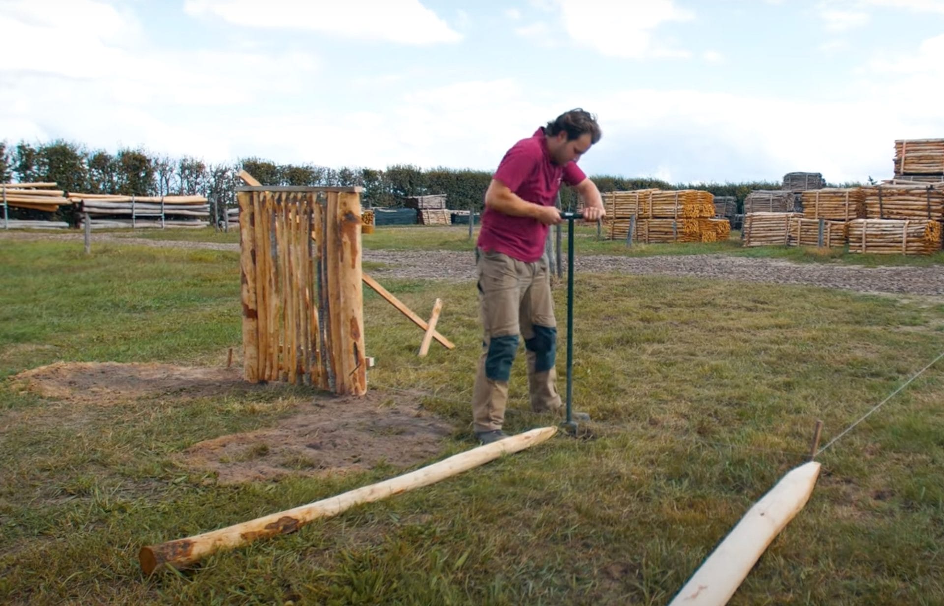 Zaunpfosten setzen (Holz) Anleitung & Tipps Adéquat