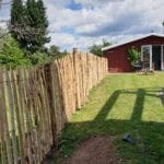 Staketenzaun 120 cm hoch mit 4 cm Lattenabstand