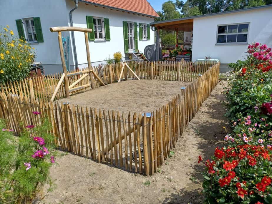 Gemüsegarten Zaun Adéquat
