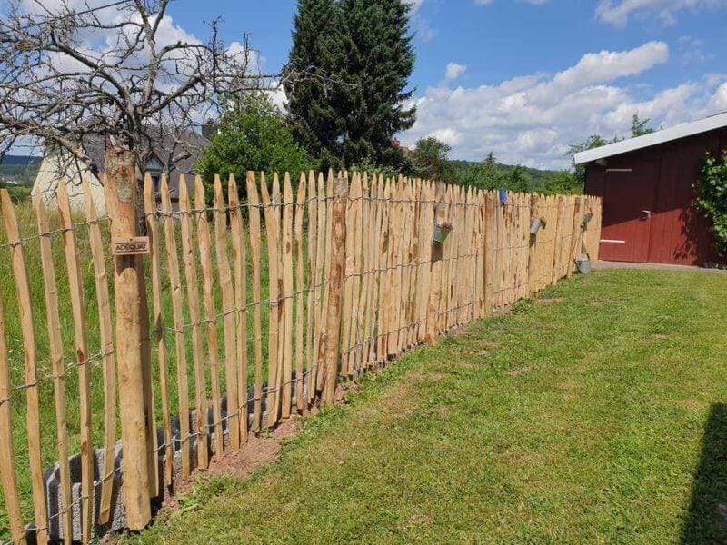 Staketenzaun 120 cm hoch Kastanie Kastanienzaun Günstig kaufen! Adéquat