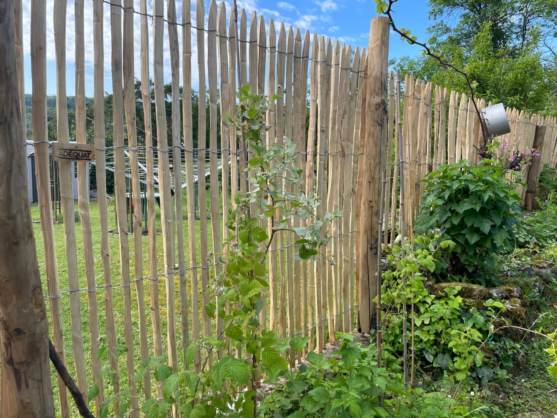 Staketenzaun 150 cm hoch Kastanie Günstig kaufen Adéquat