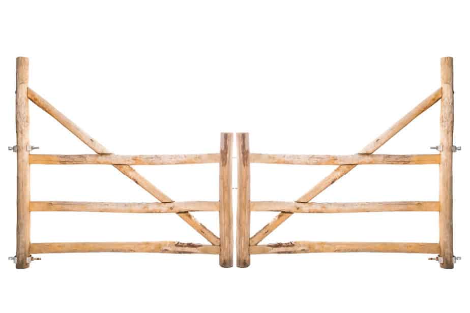 Post & Rail poort 3-niveau trekboom dubbel