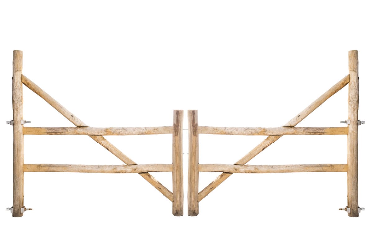 Post & Rail poort 2-niveau trekboom dubbel