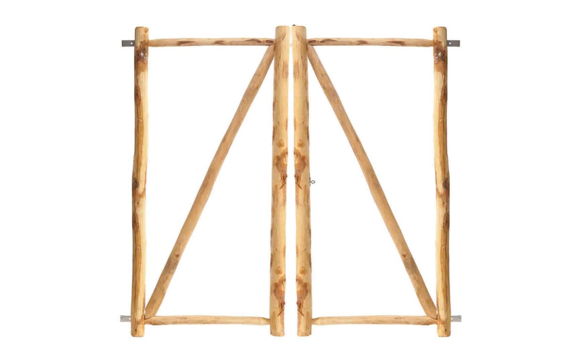 Portail français cadre ganivelle double battant 200 cm