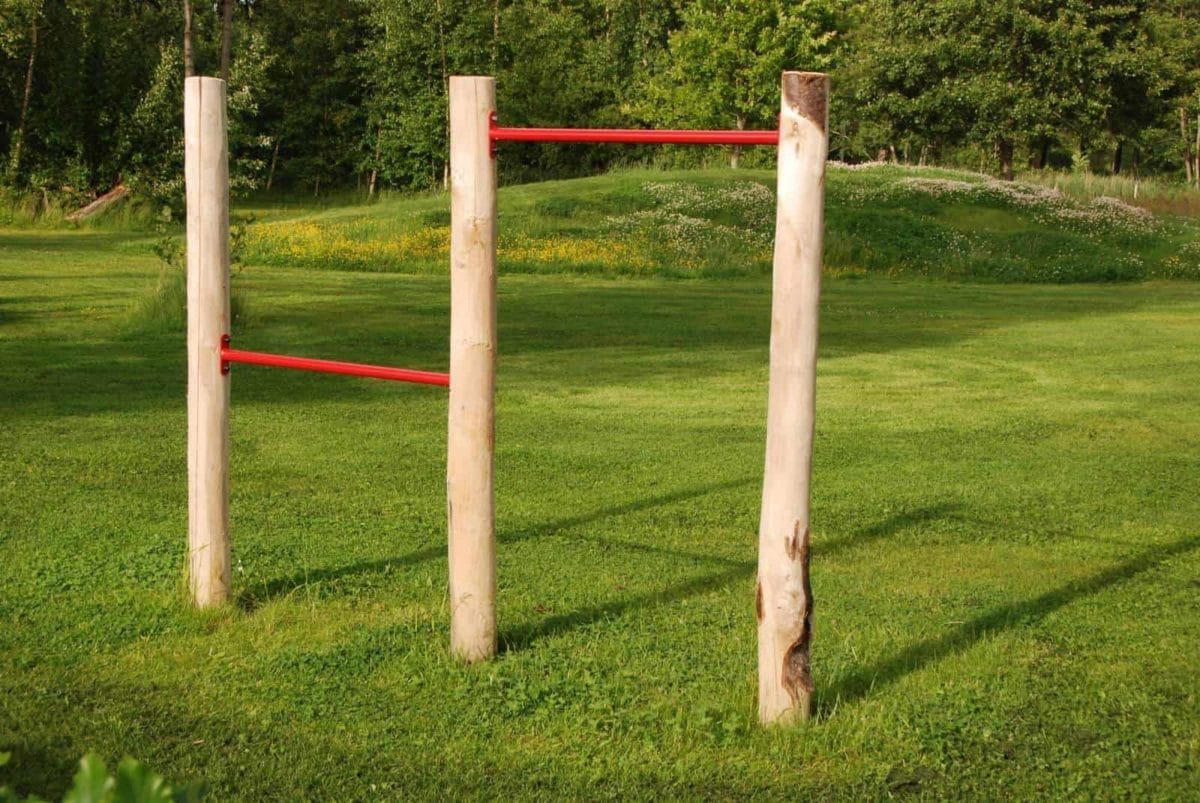 Aire de jeux en bois - Adéquat