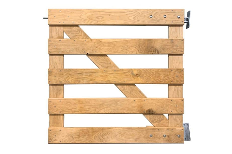 Portail rustique chêne