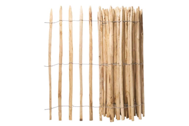 Ganivelle 120 cm de hauteur, 6 cm écarts entre les lattes