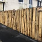 Afscheiding van kastanjehouten palen 10-12 cm | Adéquat