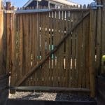 Kastanjehouten poort - houten poort Adequat