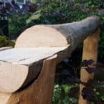 Pergola maken | kastanje houten palen | Adéquat