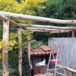 Pergola bouwen kastanjehout | Adéquat