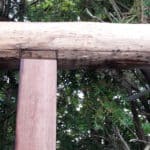 Pergola bouwen kastanjehout palen diameter 10-12 cm | Adéquat