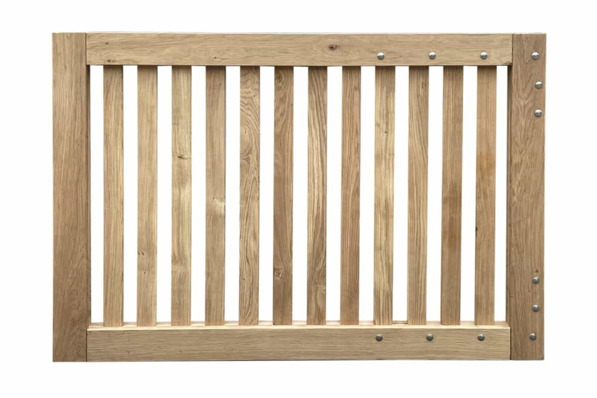 Houten inrijpoort eiken | Adéquat