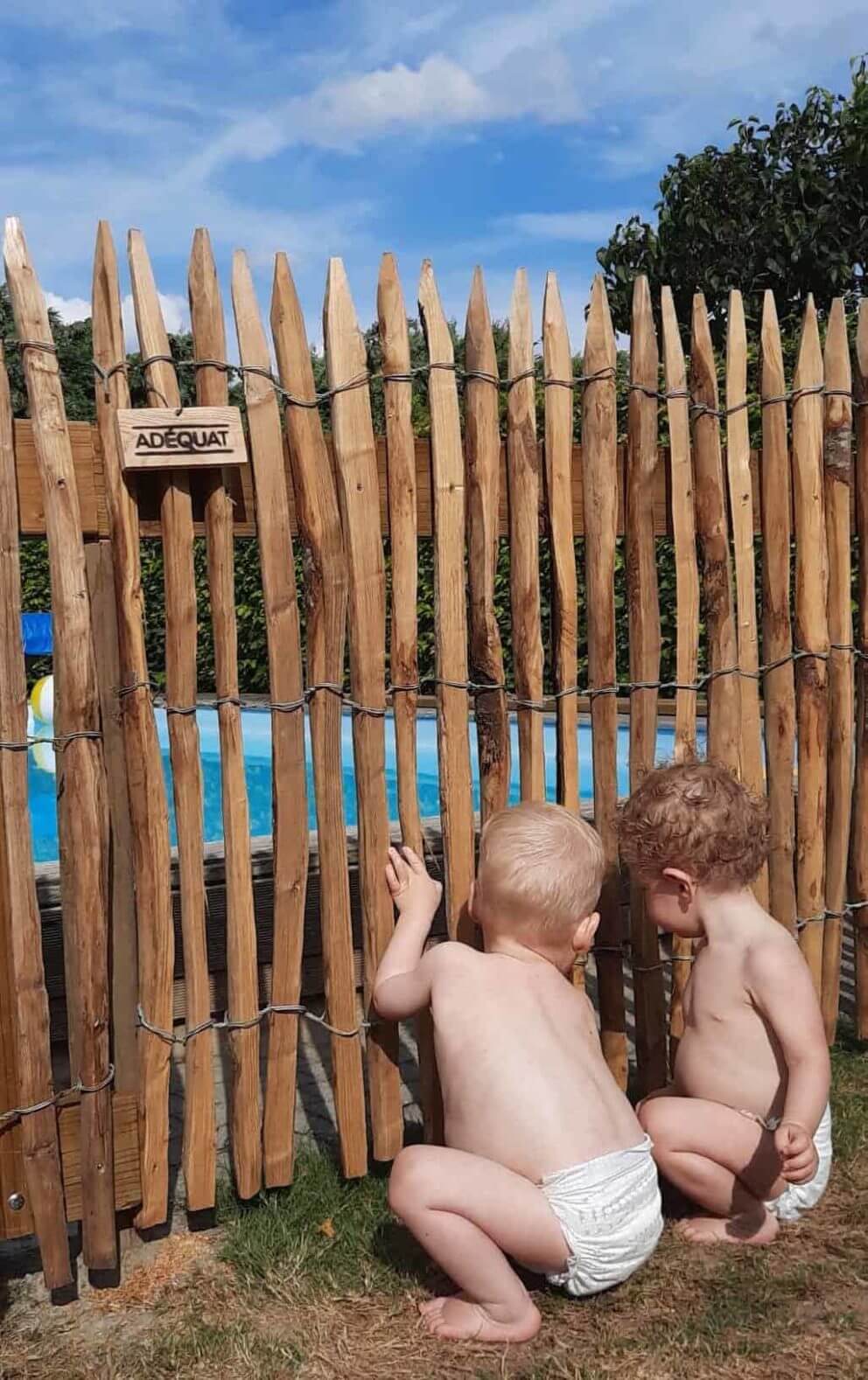 Poolzaun Holz